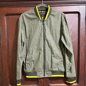 NWOT Denim & Flower Olive Bomber Jacket